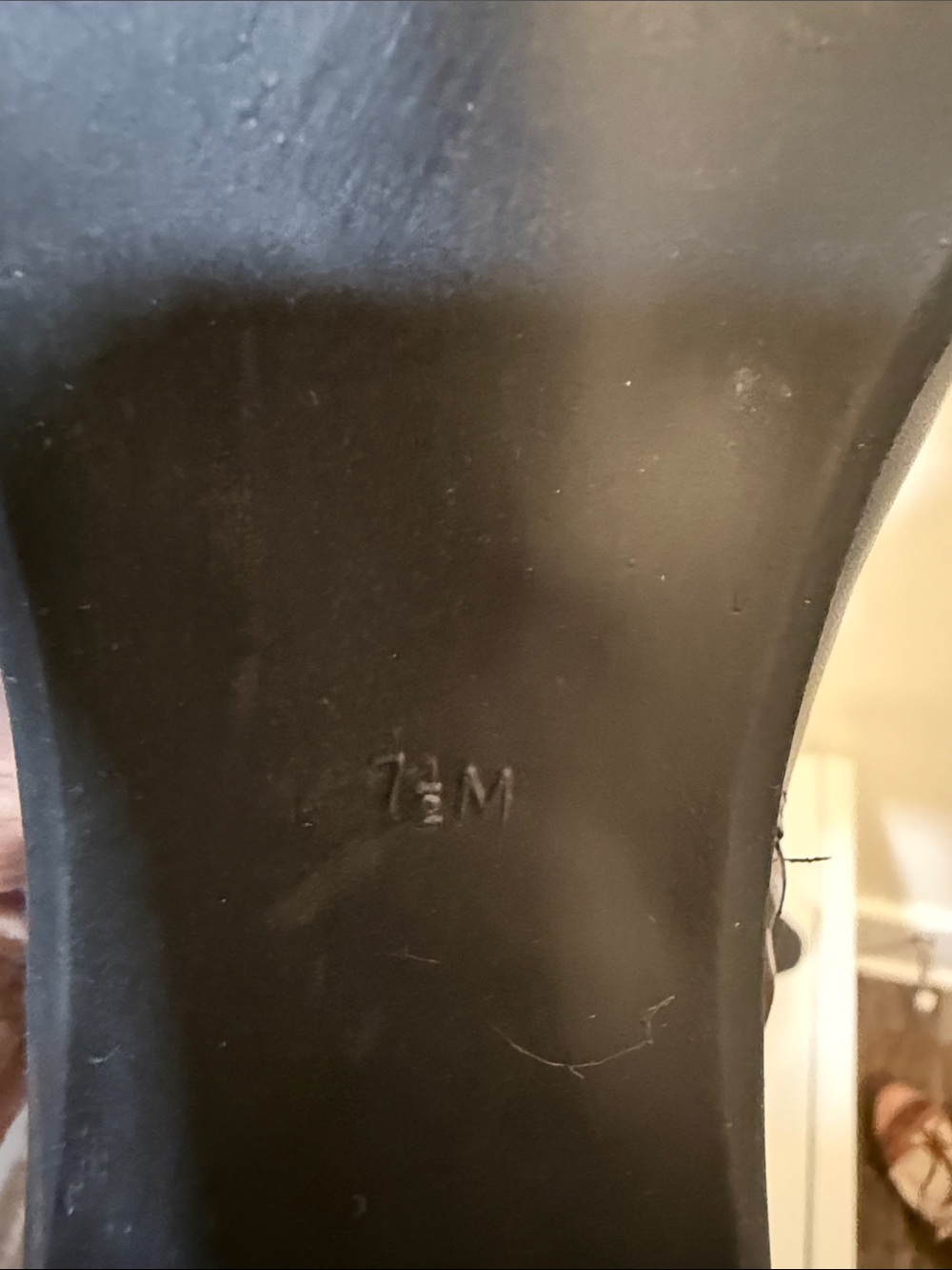 Danelle Women's Black Lace-Up Mid-Calf Block Heel Boots Size 7.5 - Picture 9 of 9